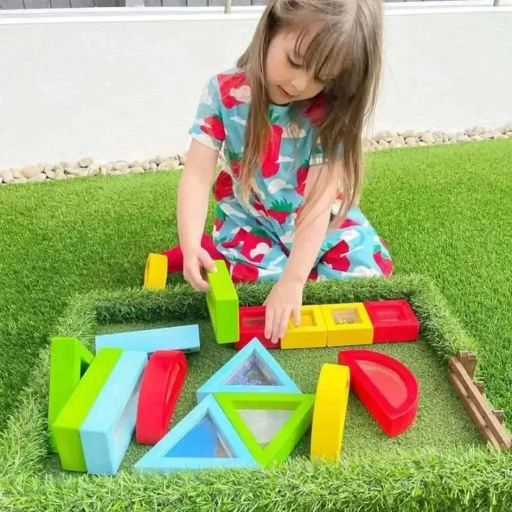 Rainbow Sensory Shapes-Rainbow Sensory Shapes