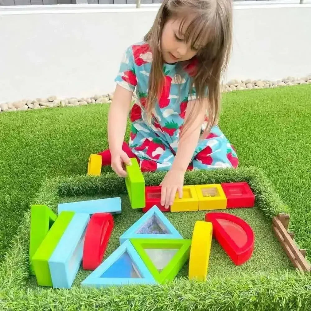 Rainbow Sensory Shapes-Rainbow Sensory Shapes