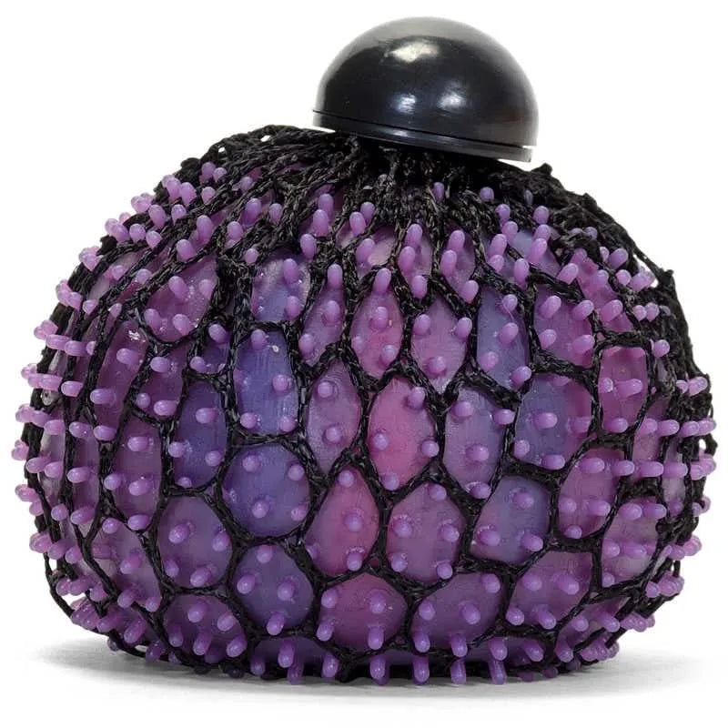 Rainbow Squishy Mesh Ball Fidget Toy-Rainbow Squishy Mesh Ball Fidget Toy