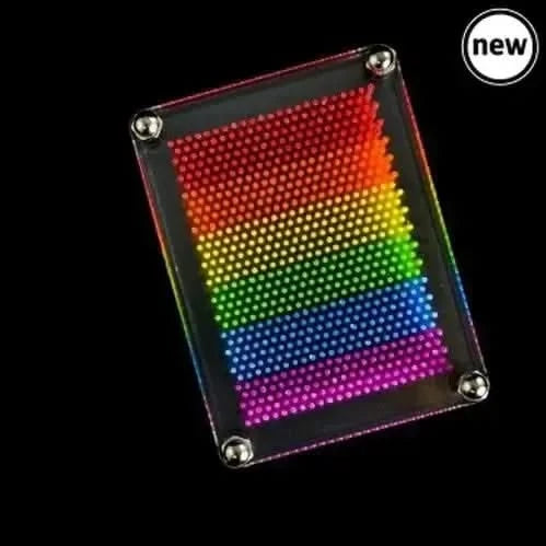 Rainbow UV Pin Art-Rainbow UV Pin Art