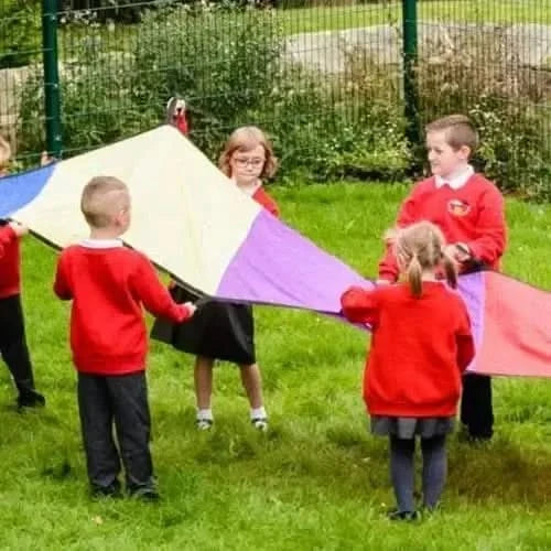 Rainbow Wave Parachute-Rainbow Wave Parachute