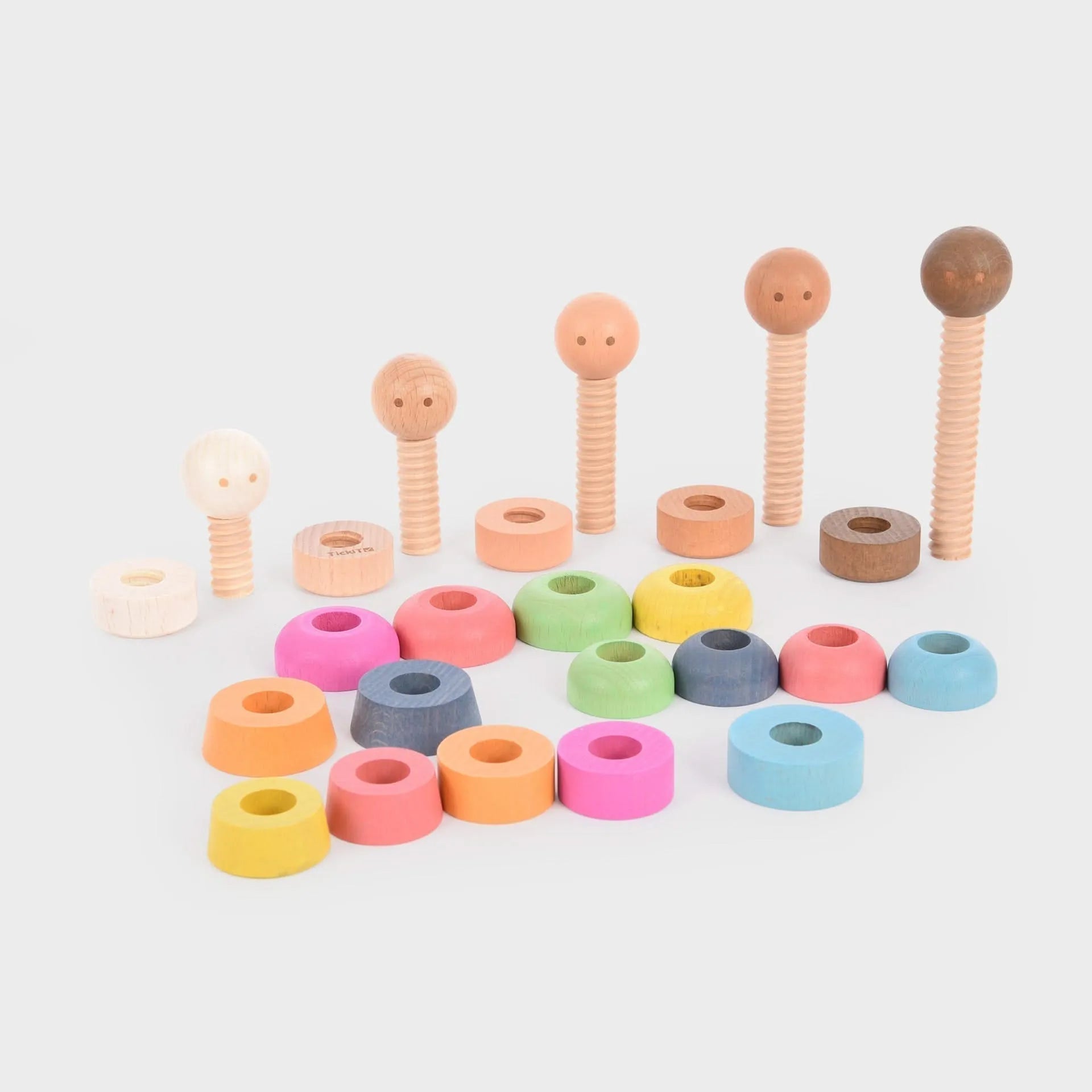 Rainbow Wooden Community People-Rainbow Wooden Community People
