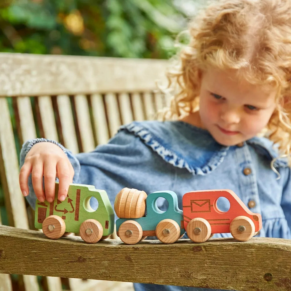 Rainbow Wooden Community Vehicles-Rainbow Wooden Community Vehicles