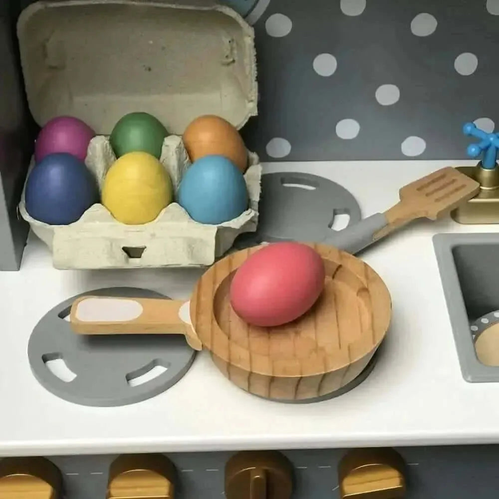 Rainbow Wooden Eggs-Rainbow Wooden Eggs