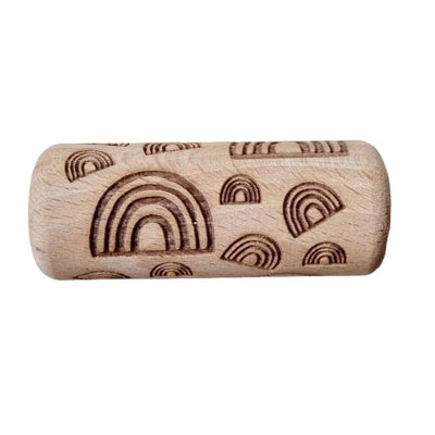 Rainbow Wooden Roller-Rainbow Wooden Roller