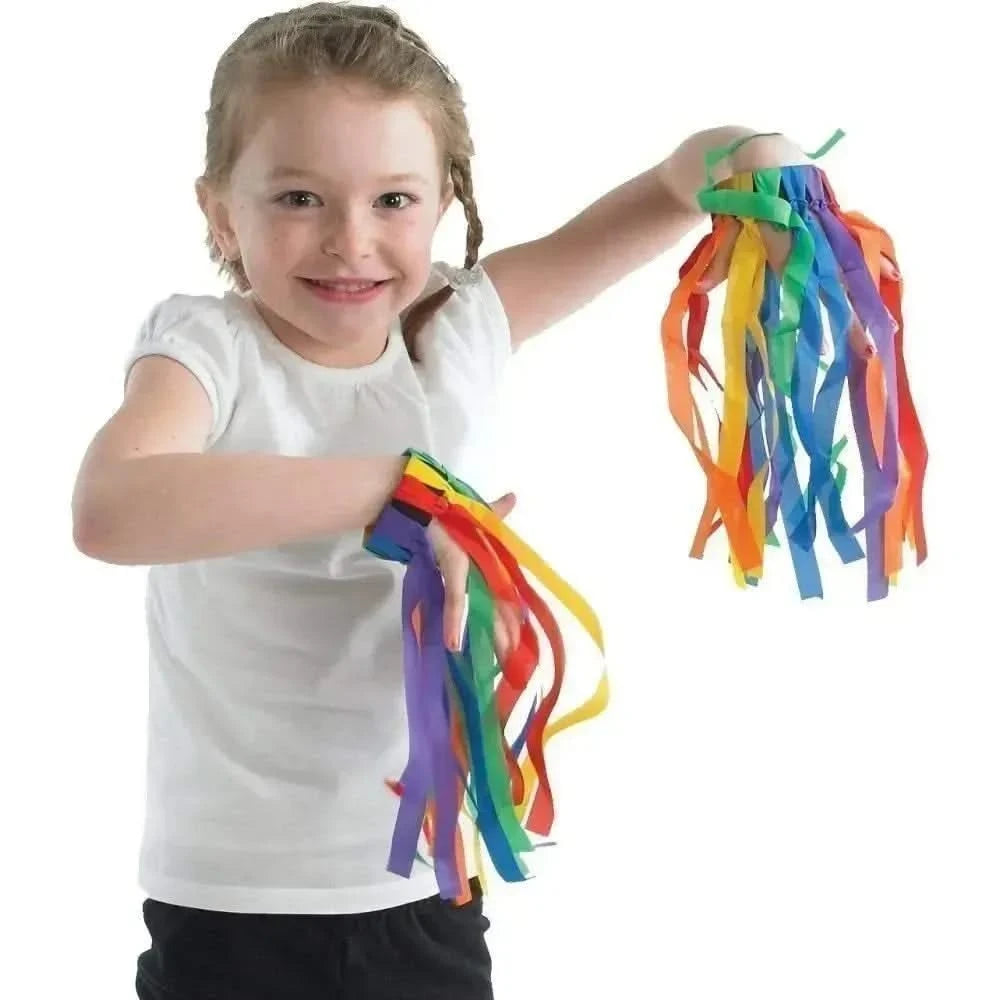 Rainbow Wristband Ribbons-Rainbow Wristband Ribbons