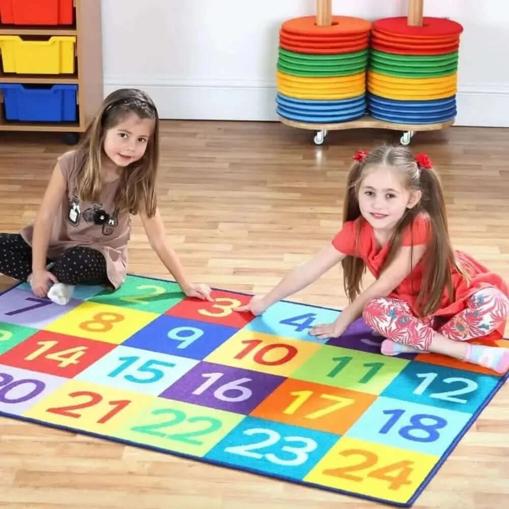 Rainbow™ 1-24 Numbers Carpet-Rainbow™ 1-24 Numbers Carpet