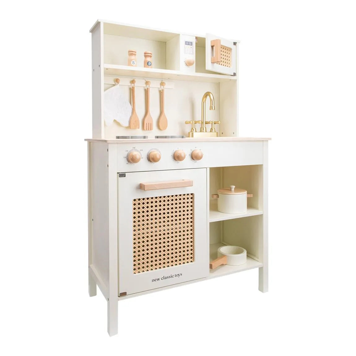 Rattan Wooden Kitchenette-Rattan Wooden Kitchenette