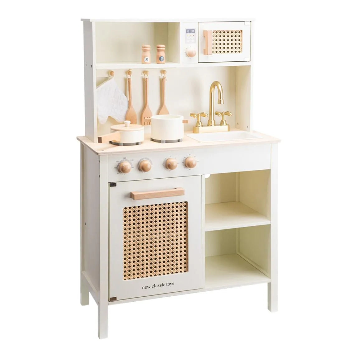 Rattan Wooden Kitchenette-Rattan Wooden Kitchenette