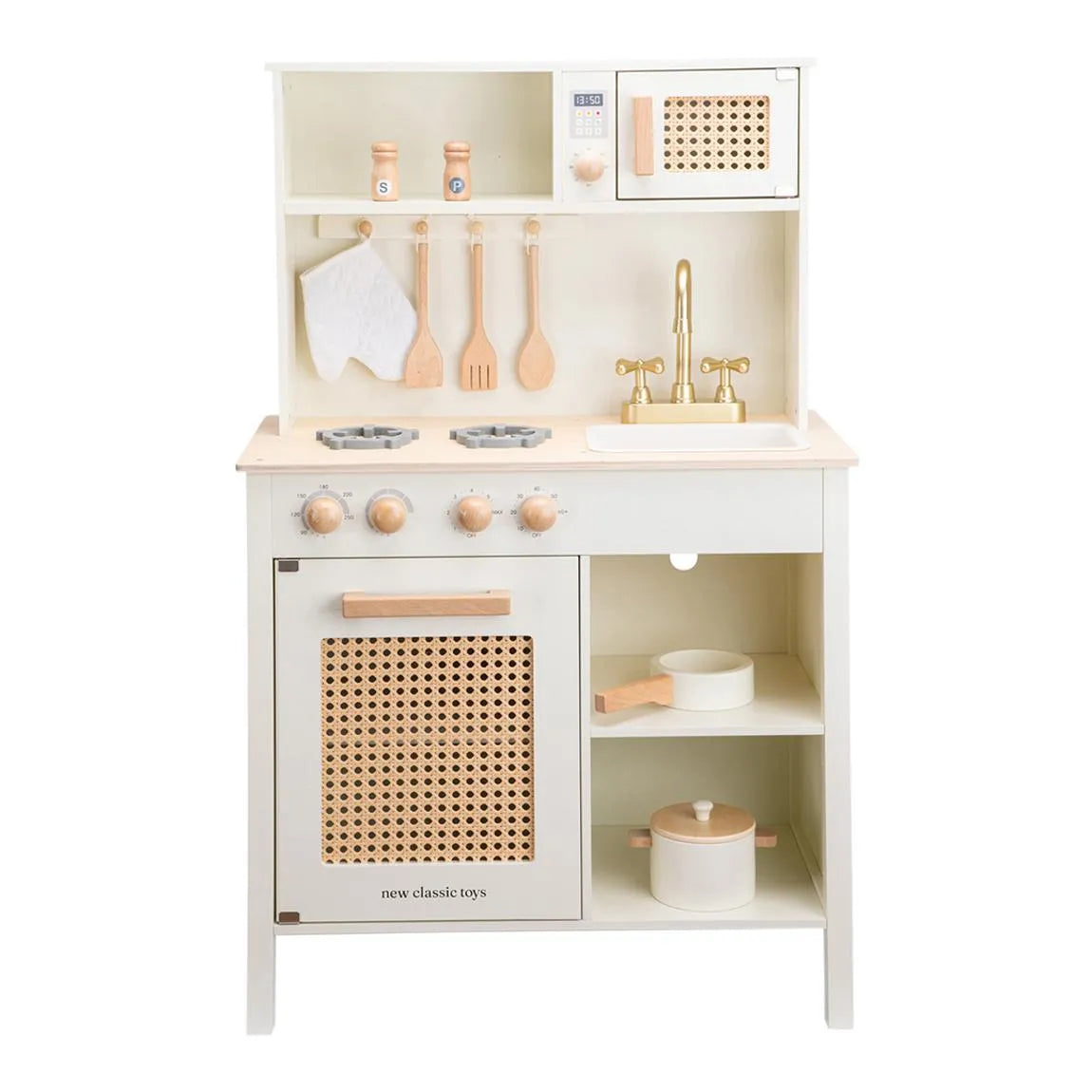 Rattan Wooden Kitchenette-Rattan Wooden Kitchenette