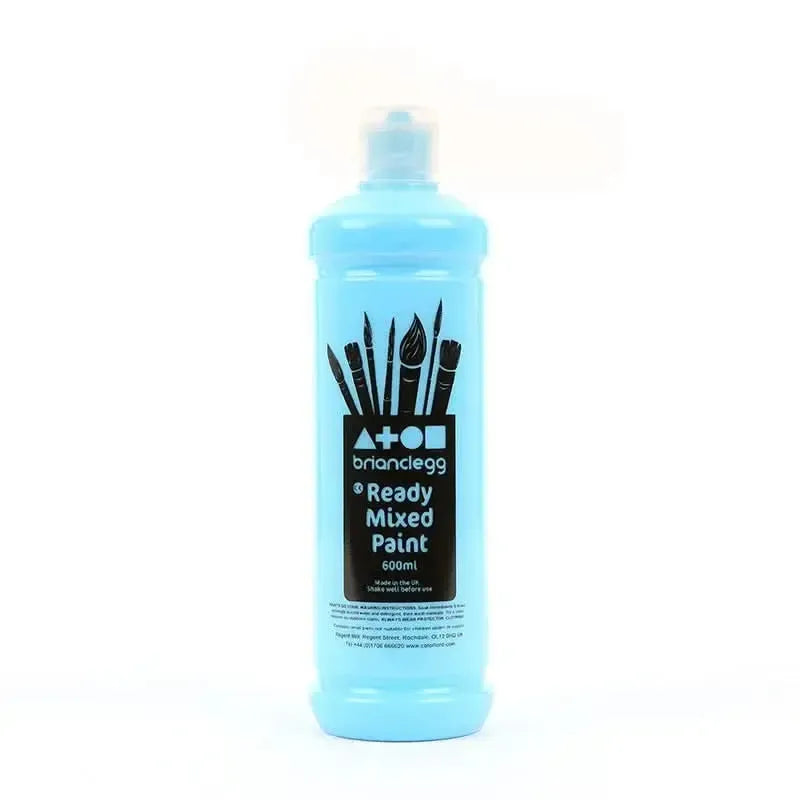 Ready Mixed Paint 600ml Sky Blue-Ready Mixed Paint 600ml Sky Blue