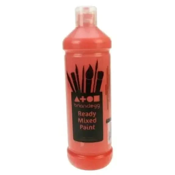 Ready Mixed Paint 600ml Vermilion-Ready Mixed Paint 600ml Vermilion
