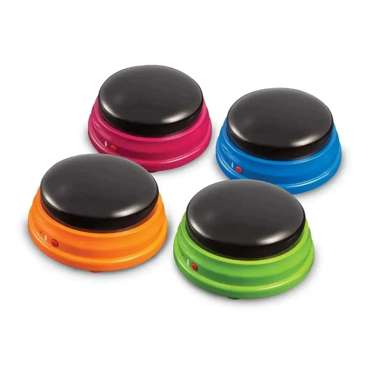 Recordable Answer Buzzers Set of 4-Recordable Answer Buzzers Set of 4