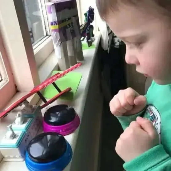 Recordable Answer Buzzers Set of 4-Recordable Answer Buzzers Set of 4