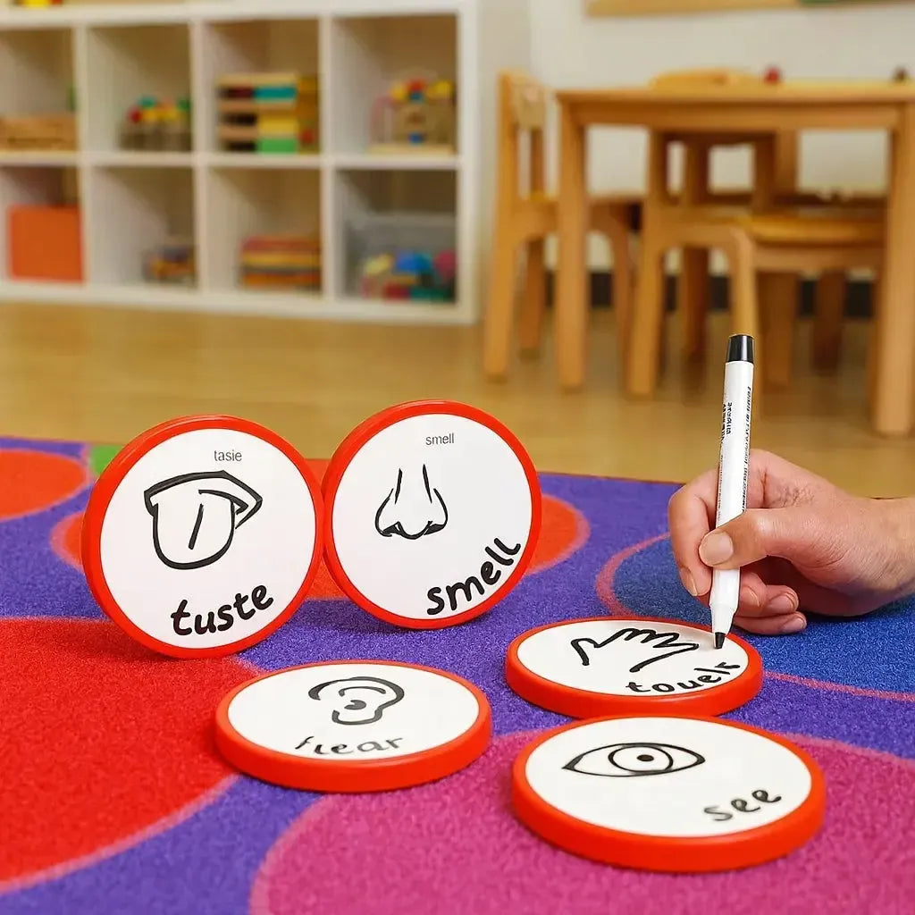 Red 10 Second Message Discs-Red 10 Second Message Discs