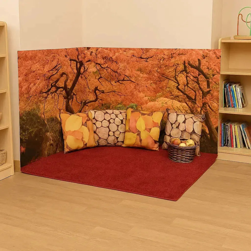 Reflection Corner Autumn Tree-Reflection Corner Autumn Tree