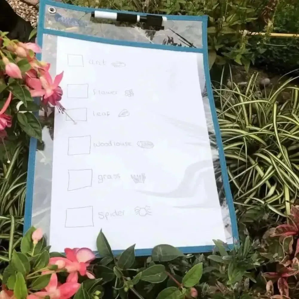 Reusable Wipe-Clean Pockets Set of 5-Reusable Wipe-Clean Pockets Set of 5