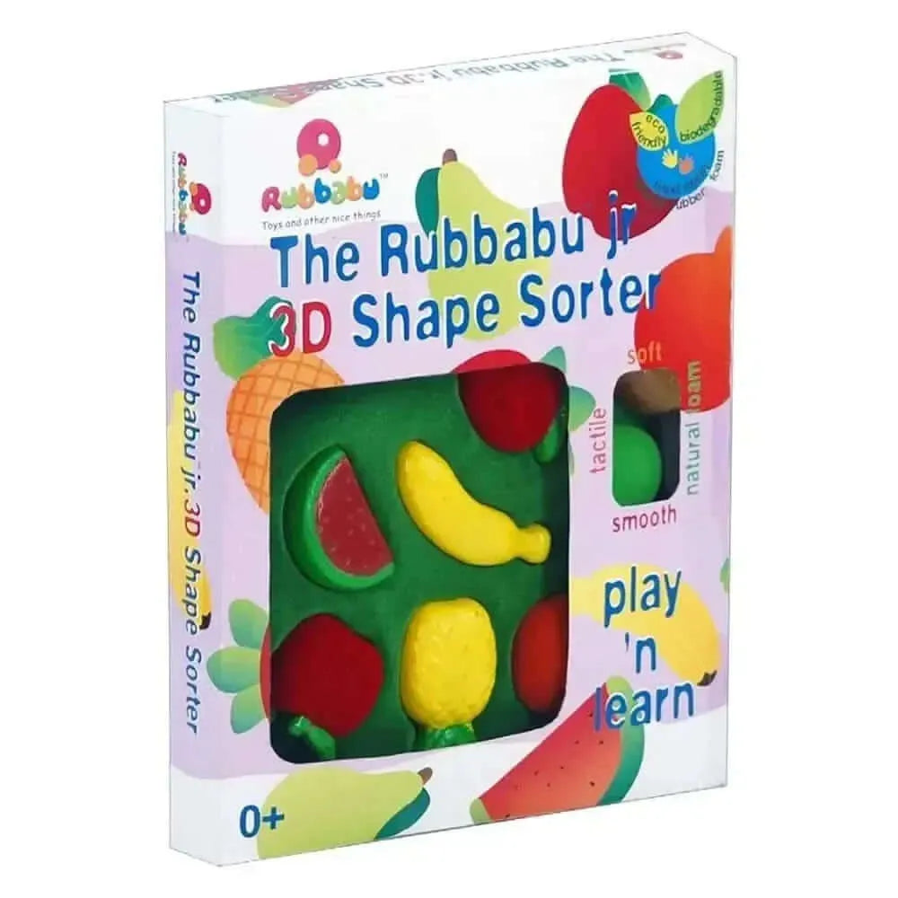 Rubbabu Fruit Shape Sorter-Rubbabu Fruit Shape Sorter