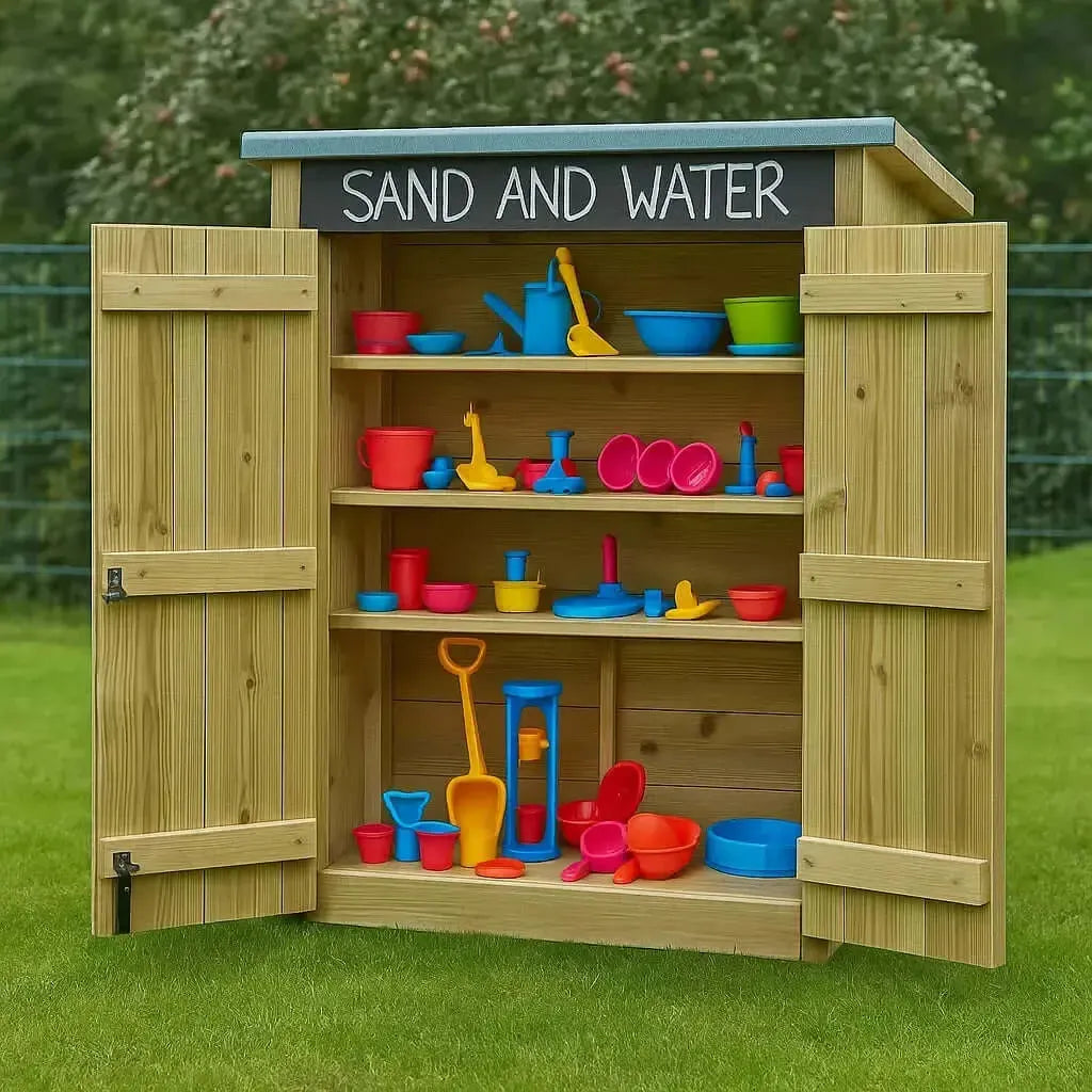 Sand And Water Activity Shed-Sand And Water Activity Shed