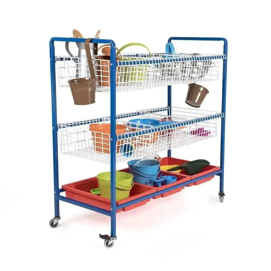 Sand and Water Metal Trolley-Sand and Water Metal Trolley