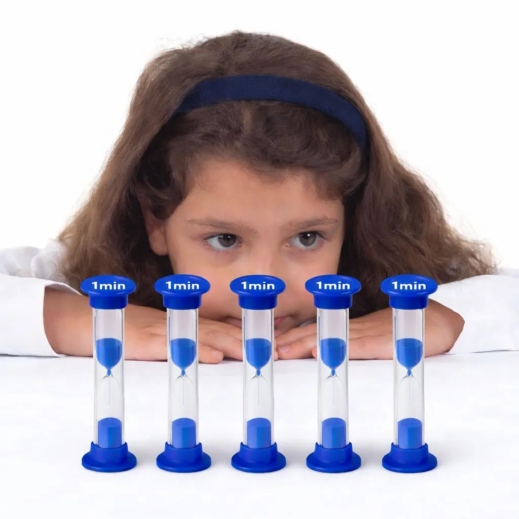 Sand timer mini 1 minute pack of 5-Sand timer mini 1 minute pack of 5