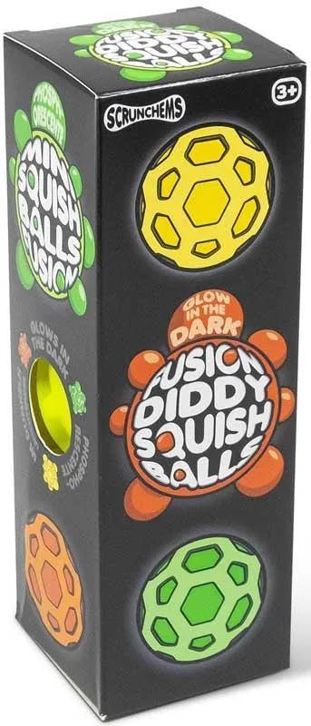 Scrunchems Fusion Diddy Squish Balls 3 Pack-Scrunchems Fusion Diddy Squish Balls 3 Pack