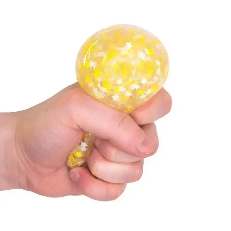 Scrunchems Glow in the Dark Moon and Stars Squishball-Scrunchems Glow in the Dark Moon and Stars Squishball