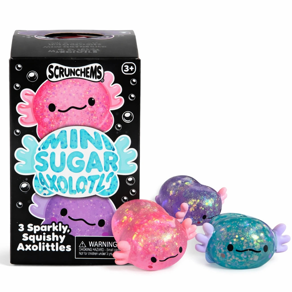 Scrunchems Mini Sugar Axolotls-Scrunchems Mini Sugar Axolotls