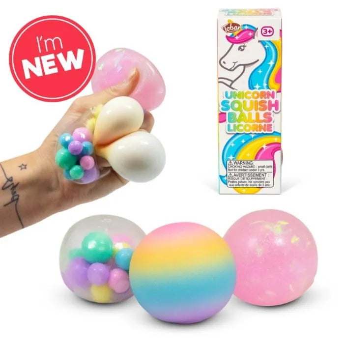 Scrunchems Unicorn Diddy Squish Balls 3 Pack-Scrunchems Unicorn Diddy Squish Balls 3 Pack