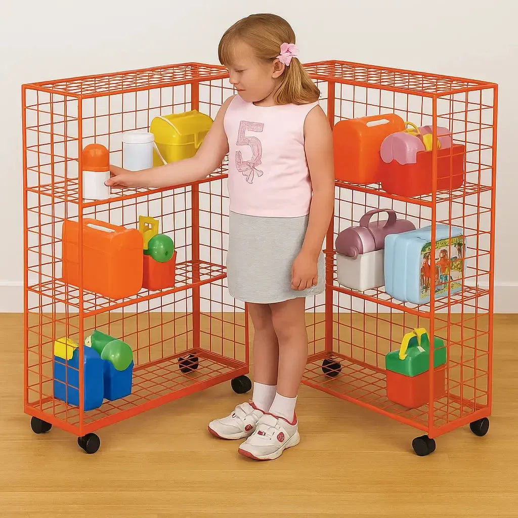 Secure Folding Lunchbox Trolley-Secure Folding Lunchbox Trolley