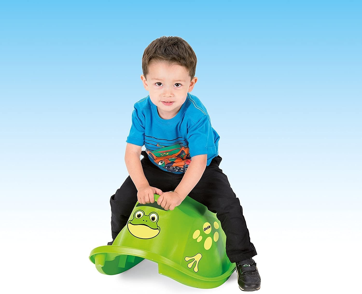See Saw Rocker Frog, The See Saw Rocker is a fantastic way to enhance your child's balance skills while providing endless hours of fun and entertainment. With its vibrant and eye-catching animal designs, this rocker will captivate children's attention and keep them engaged in active play. As kids hop on this See Saw Rocker, they will experience the thrill of rocking back and forth, discovering how to maintain their balance and coordination. Encouraging them to hold tight and sway in different directions, th