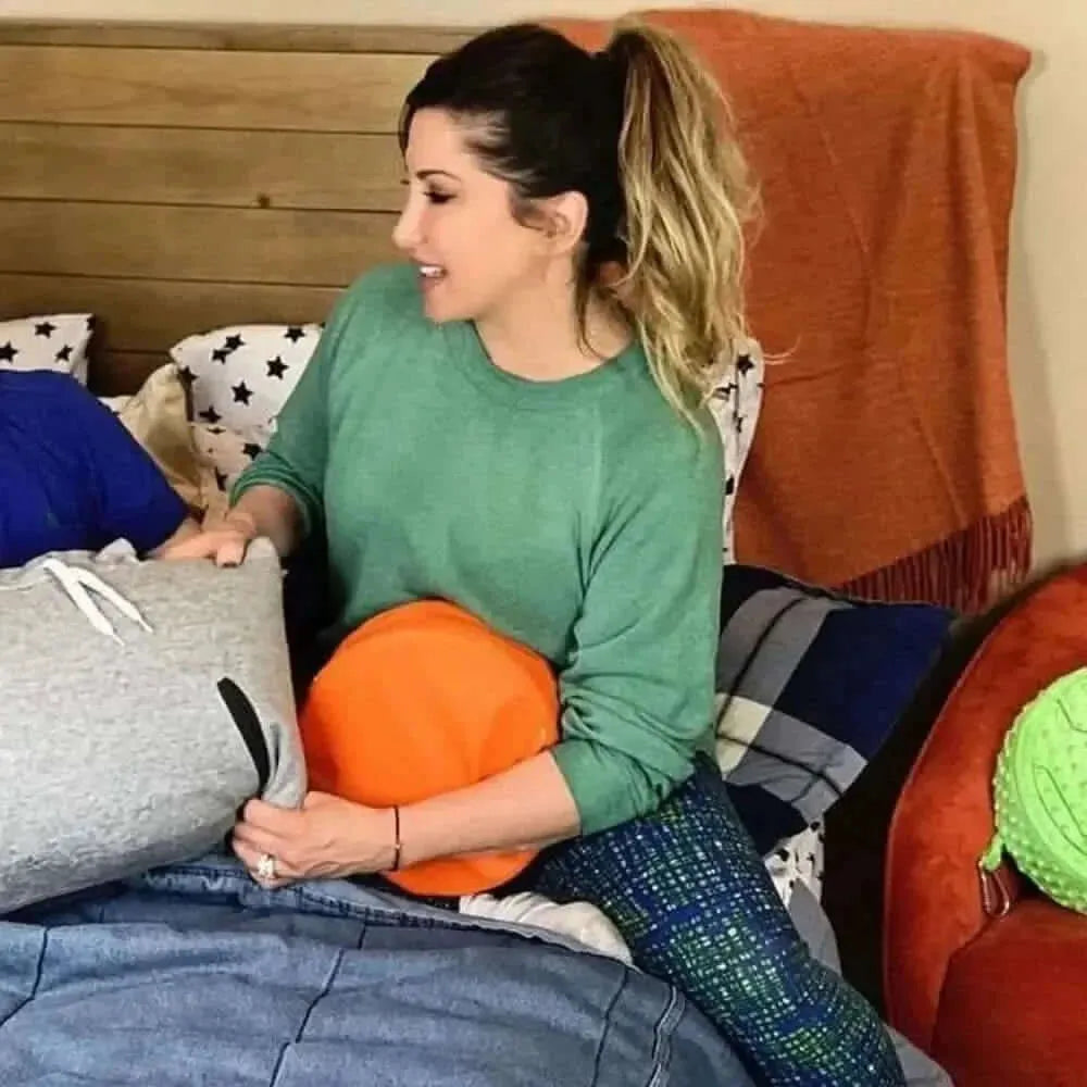 Senseez Vibrating Orange cushion-Senseez Vibrating Orange cushion