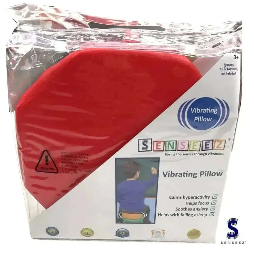 Senseez Vibrating Red Octagon Cushion-Senseez Vibrating Red Octagon Cushion