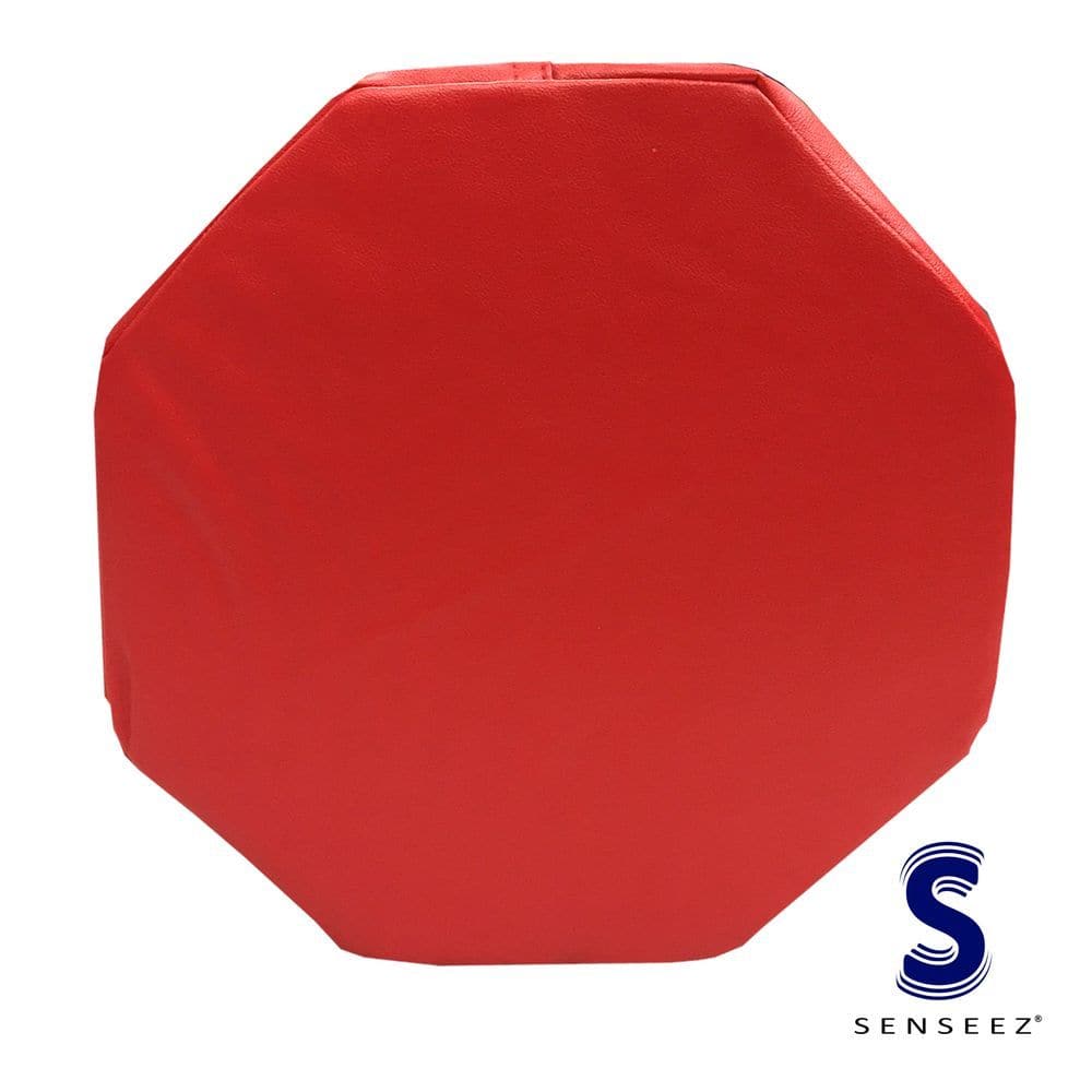 Senseez Vibrating Red Octagon Cushion, If they love to move their feet, they'll love to sit on this Senseez Vibrating Red Octagon Cushion. The Senseez Vibrating Red Octagon Cushion is stunningly vibrant, lightweight, wonderfully soft, and shaped like a stop-sign (perfect for kids who like to count sides), this unique, octagonal cushion is great for keeping energetic kids sitting down and focused. What's the secret? - Hidden inside the Senseez Vibrating Red Octagon Cushion is a pressure-sensitive vibration d