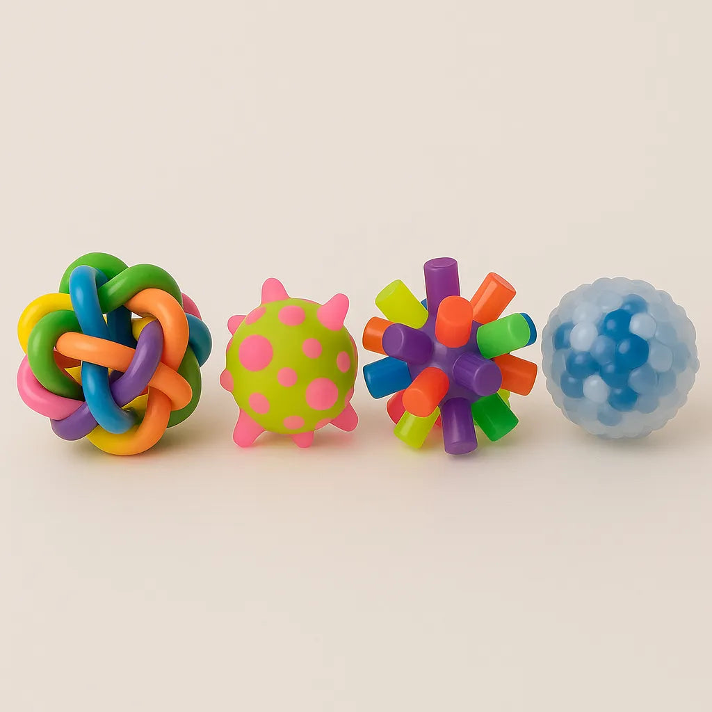 Sensory Balls Irregular Bounce PK 4-Sensory Balls Irregular Bounce PK 4