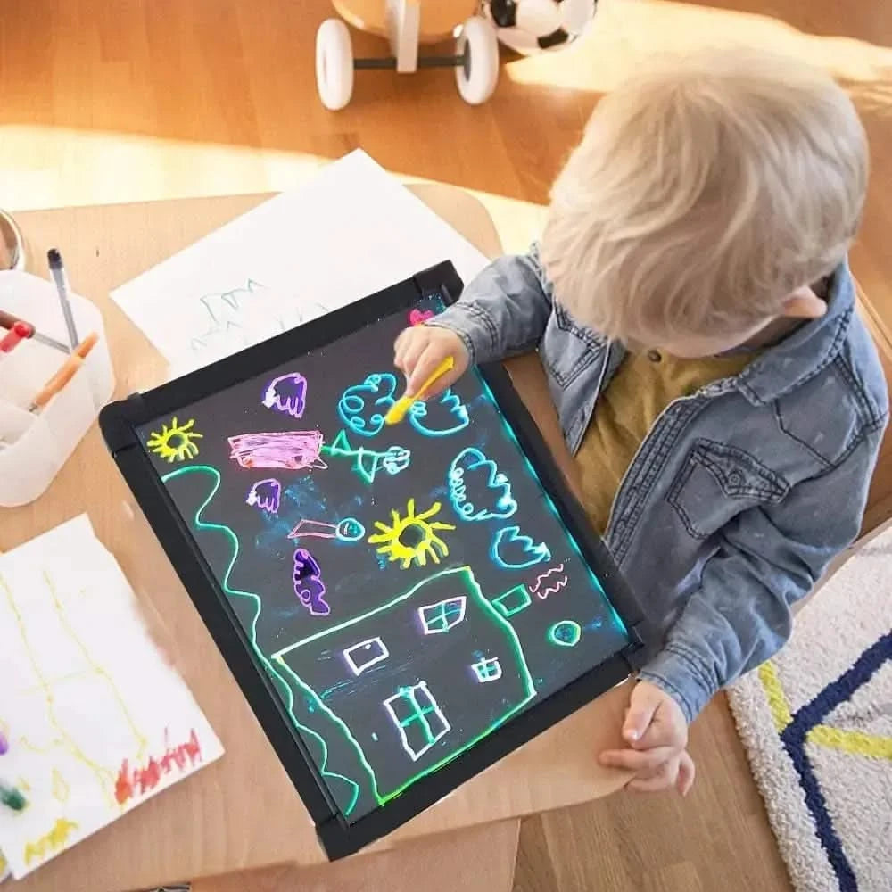 Sensory Illuminated Neon Writing Frame-Sensory Illuminated Neon Writing Frame