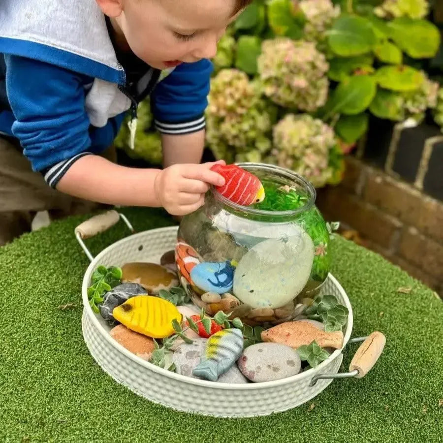 Sensory Play Stones Fish-Sensory Play Stones Fish