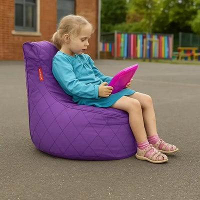 Sensory Quilted Flop Pod Bean Bag-Sensory Quilted Flop Pod Bean Bag