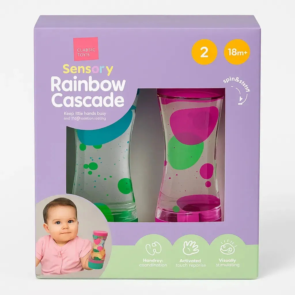 Sensory Rainbow Cascade 2pk-Sensory Rainbow Cascade 2pk