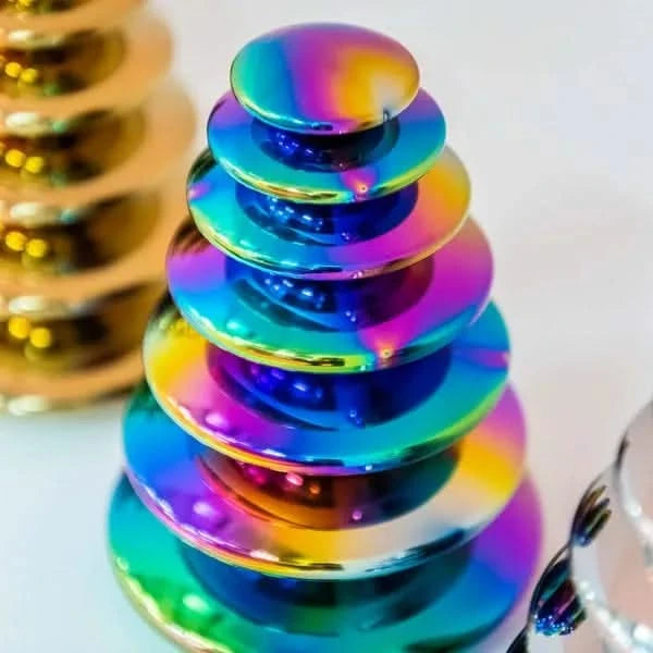 Sensory Reflective Colour Burst Buttons-Sensory Reflective Colour Burst Buttons