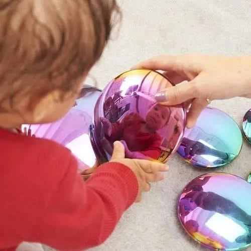 Sensory Reflective Colour Burst Buttons-Sensory Reflective Colour Burst Buttons