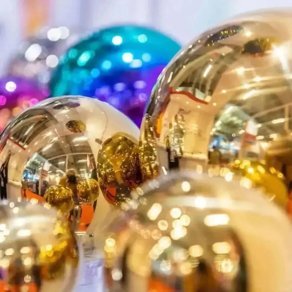 Sensory Reflective Gold Balls-Sensory Reflective Gold Balls