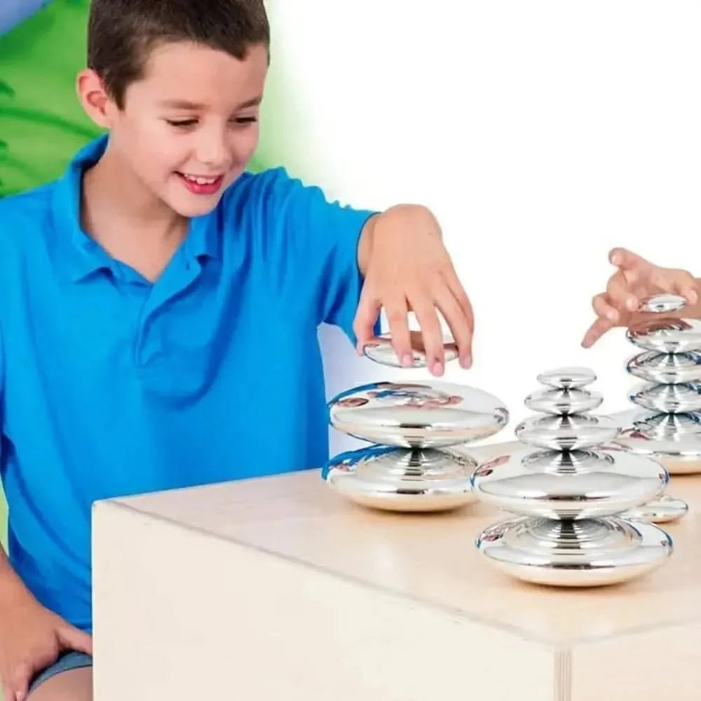 Sensory Reflective Silver Buttons-Sensory Reflective Silver Buttons