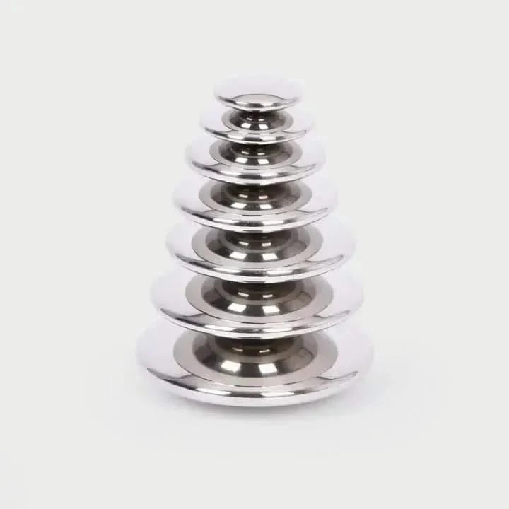 Sensory Reflective Silver Buttons-Sensory Reflective Silver Buttons