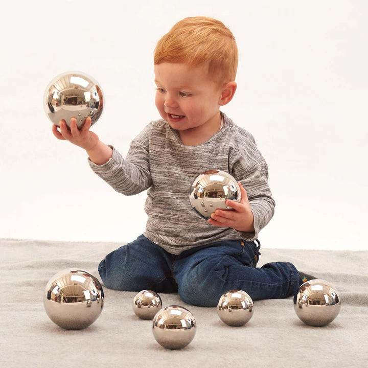 Sensory Reflective Sound Balls Pack of 7-Sensory Reflective Sound Balls Pack of 7