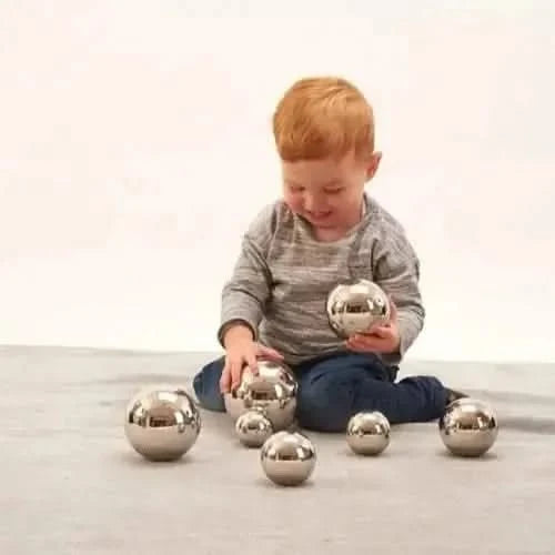 Sensory Reflective Sound Balls Pack of 7-Sensory Reflective Sound Balls Pack of 7