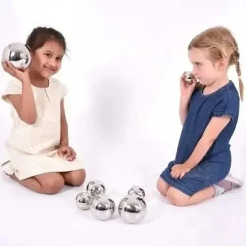 Sensory Reflective Sound Balls Pack of 7-Sensory Reflective Sound Balls Pack of 7