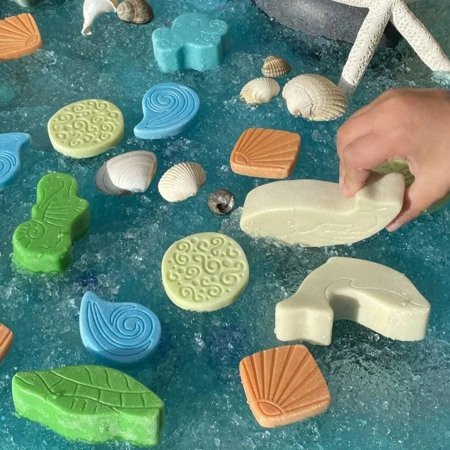 Sensory Stones Ocean Play-Sensory Stones Ocean Play