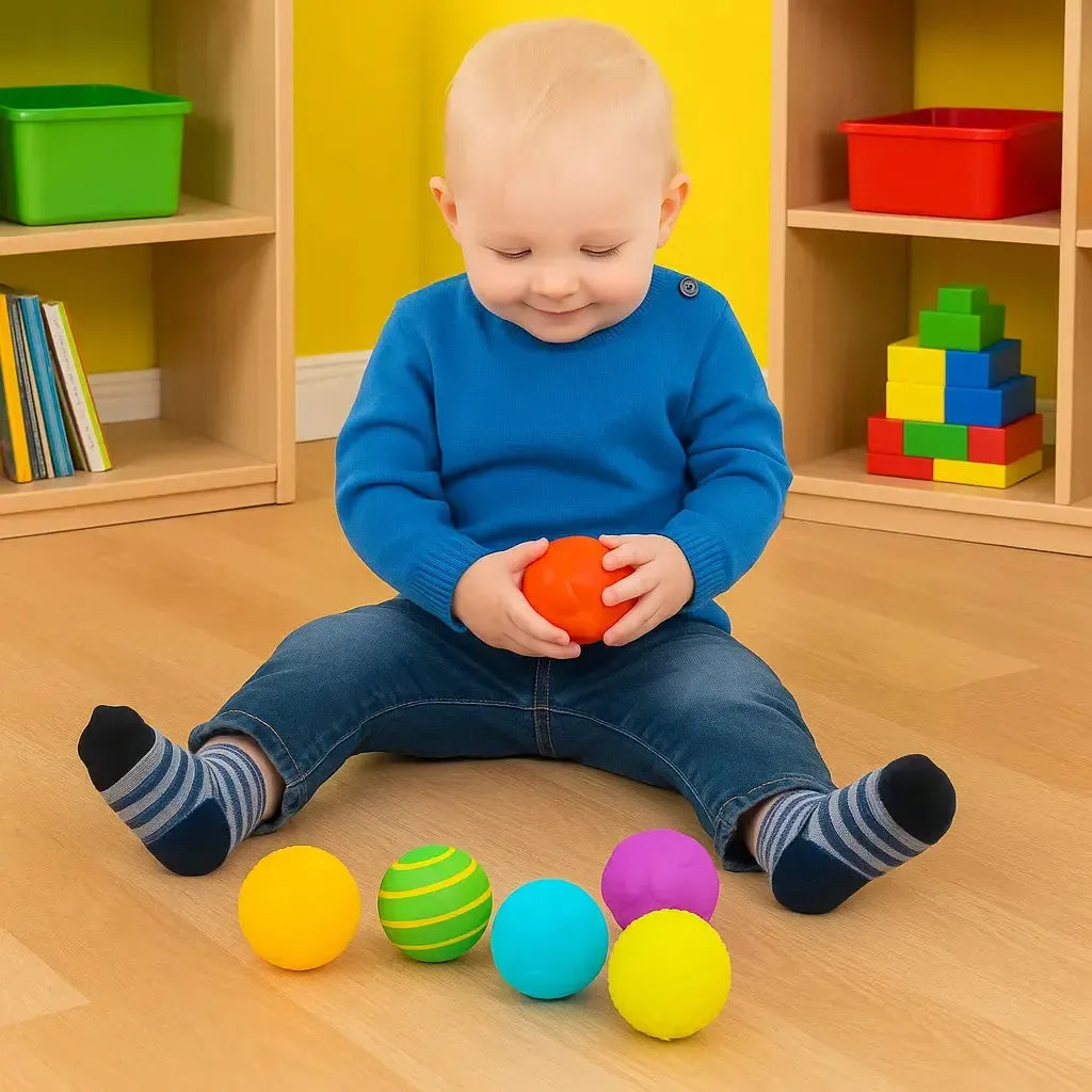 Sensory Texture Balls Pk6-Sensory Texture Balls Pk6