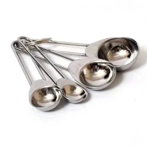 Set of Metal Measuring Spoons for Sensory play-Set of Metal Measuring Spoons for Sensory play